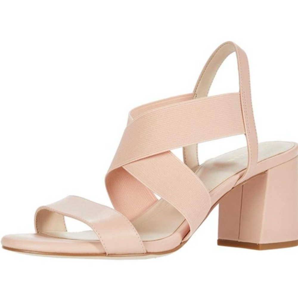 Cole Haan Grandseries Size 7B Stretch Block Heel Sandals
